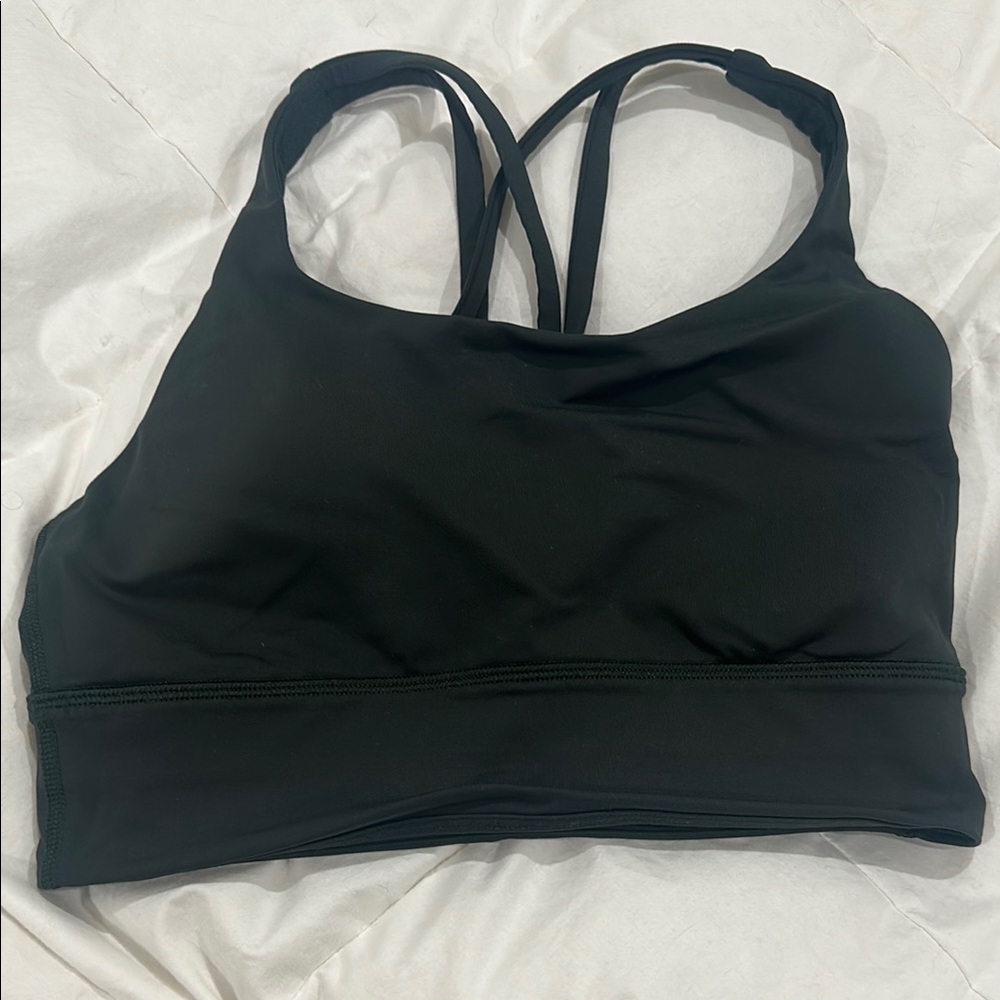 Lululemon Black Racerback Sports Bra Moisture-Wicking